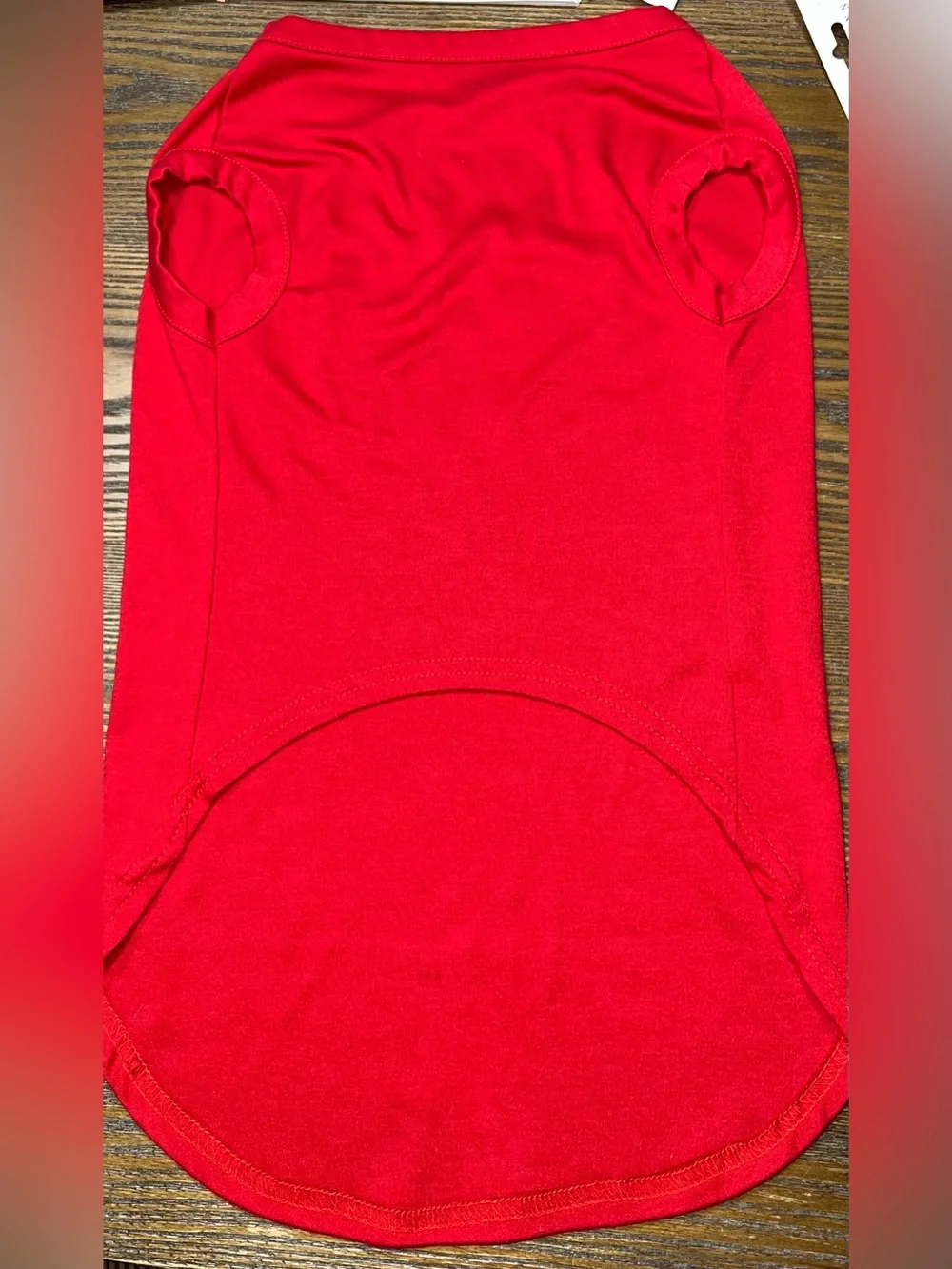 “Wiggle Butt” Red / Black Dog Shirt - 4XL - Gently Worn